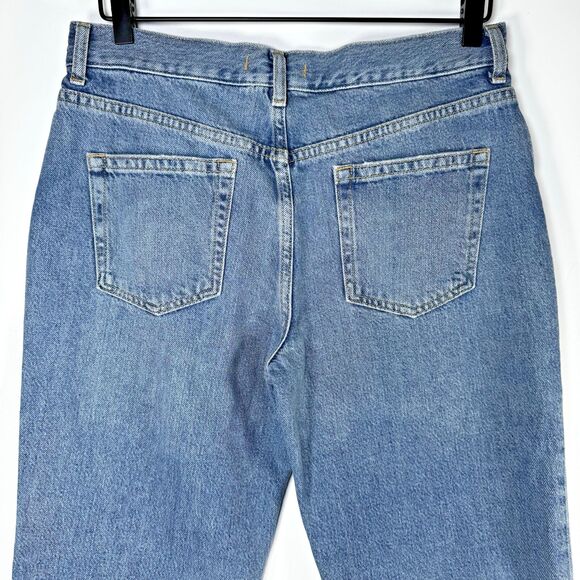 We The Free by Free People Womens Jeans Size 29 Blue Distressed Ripped Raw Hem - Picture 3 of 15